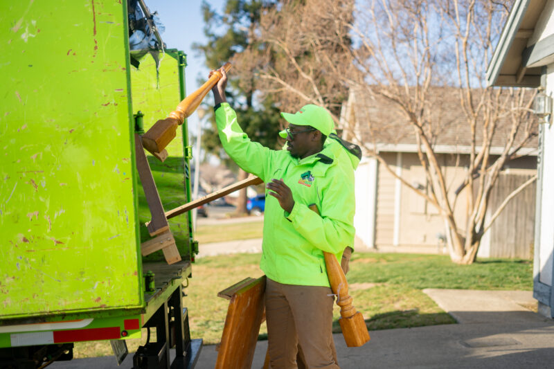 removing construction debris in California