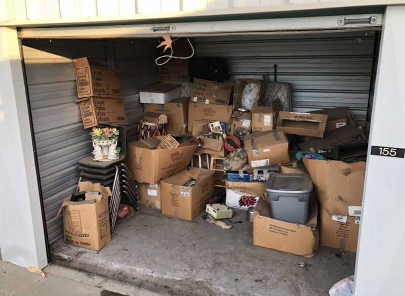 Storage Unit Before Clean Out Service