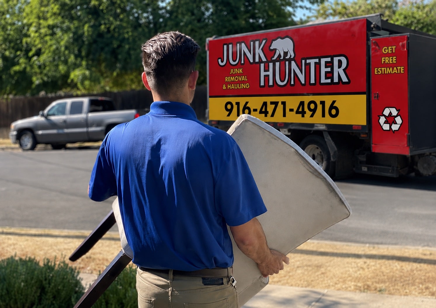 Junk Hunter team on site